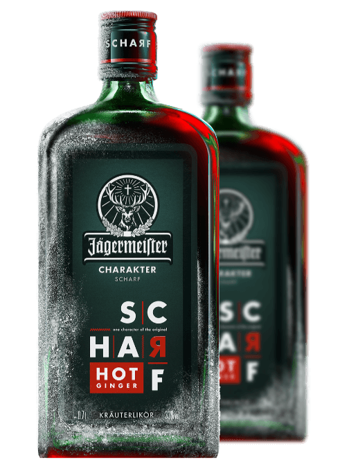 dve lahve jagermeister sharf