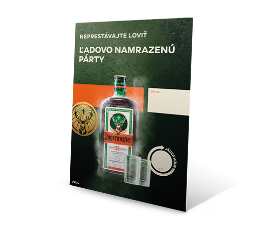 Vytvorte si plagát na svoju akciu s Jägermeistrom