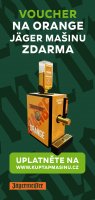 VOUCHER na Jägermeister Orange Tap mašinu